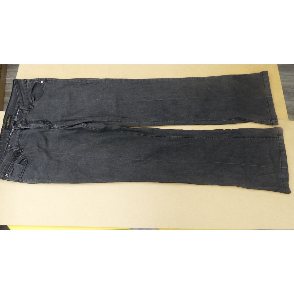 Southpole Jeans Womens 11 Black Excellent Stretch Flare Denim Pants RN 82628